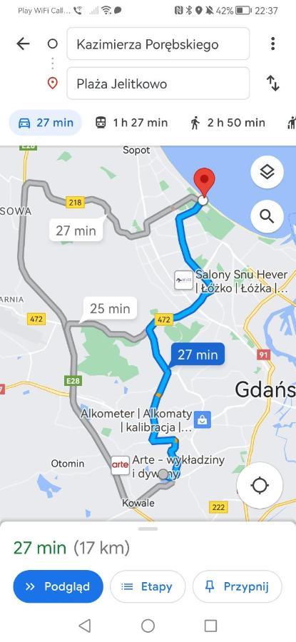 Appartement Przytulna Kawalerka Z Ogrodem à Gdańsk Extérieur photo